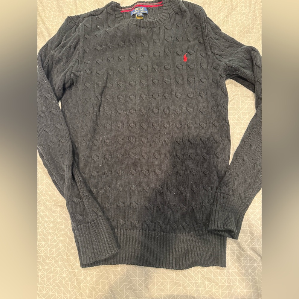 Ralph Lauren Cable-Knit Cotton Sweater